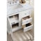 James Martin Vanities De Soto 36in Single Vanity, Bright White w/ 3 CM Carrara Marble Top 825-V36-BW-3CAR - alternate 2